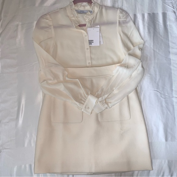 - SOLD - J. Crew Mini Skirt in Double Serge Wool Size 2 NWT - Picture 5 of 6